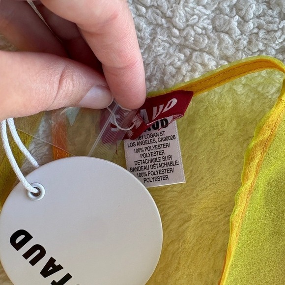 STAUD Staud Hyacinth Maxi Dress In Multi Sunray Large NWT - Picture 7 of 15